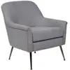 AC17701 Commerical Grey Fabric Armchair