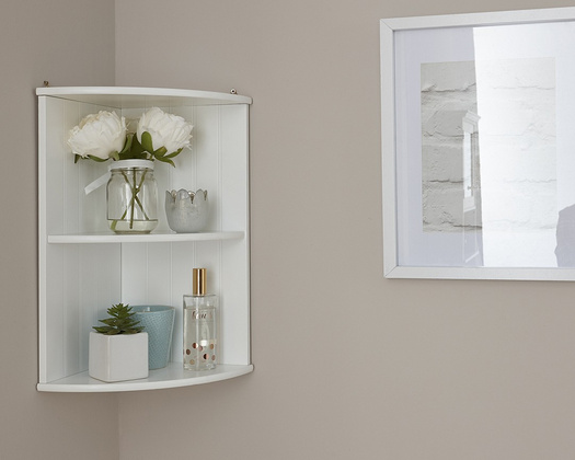 bathroom wall shelf