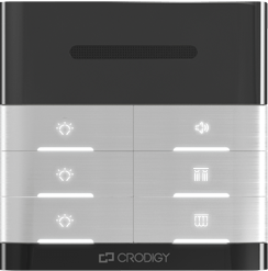 双路定阻灯具开关 金色双声道立体声音控器 喇叭背景音乐灯具调节面板