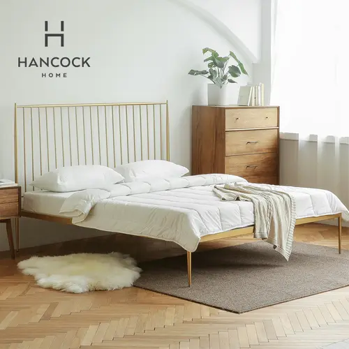 Hanke home genuine midcentury creative home Stella gold double bed