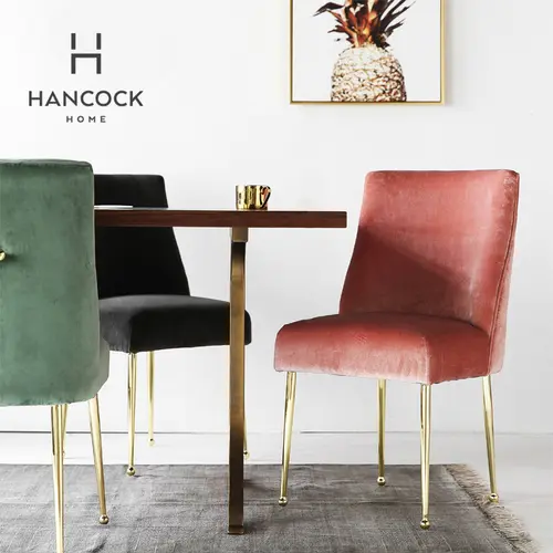 Hanke home light luxury designer modern simple living room household velvet bedroom dressing Mira dining chair
