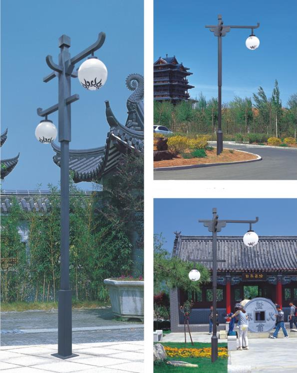 和谐、典雅、造型简洁的景观灯