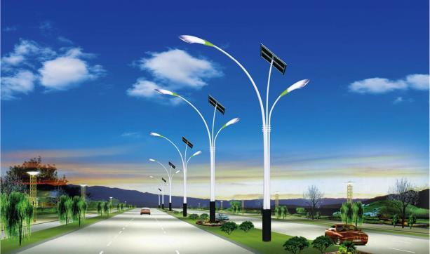 采用晶体硅太阳能电池供电太阳能路灯