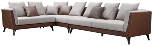 组合沙发CX6001-3-R4+LC2+L2