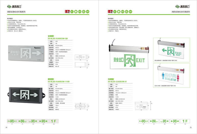 防爆应急标志灯SS-121F