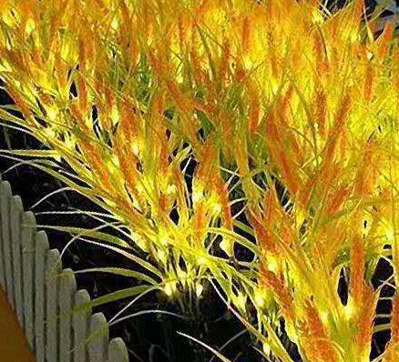 LED地插花 玫瑰 麦穗 