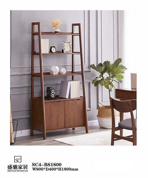 SC4-BS1800 Scandinavian Modern Minimalist Display Cabinet