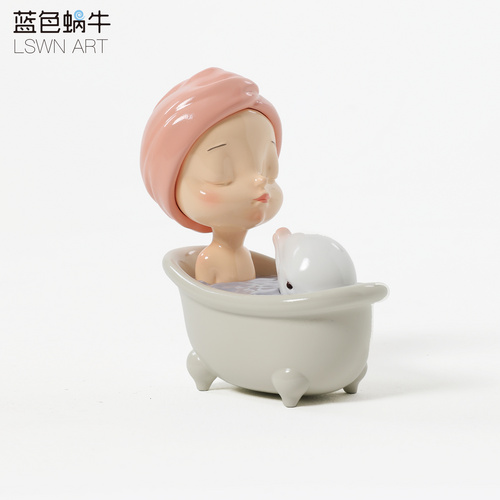 迷你《蓝海》 家居摆件工艺品（玻璃钢）