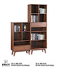 SC4-BK1910 Scandinavian Modern Minimalist Bookcase