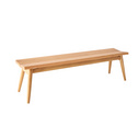 「立方木作」中缝下凹曲面全榫卯长凳|美国白橡木|上海工厂定制