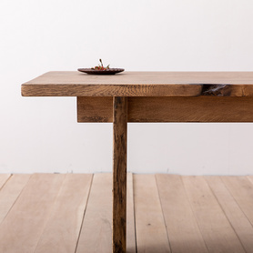 「立方木作」法橡大板双拼做旧|大班台主管桌老板桌