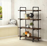 0E033FC Focus Water pipe open four story bookshelf
