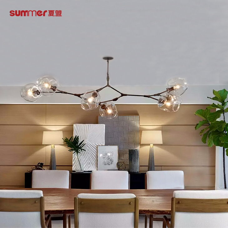 SUMMER 1212S  夏盟现代简约吊灯北欧卧室书房灯具