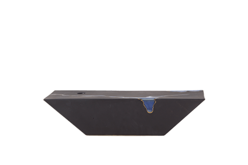 Black glaze gilt angle Island