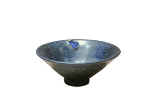 黑釉鎏金斗笠小杯