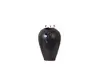 Black glaze gilt vase with different mouth buds