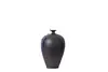 Black glaze gilt bud vase