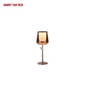 SUMMER 2309T 夏盟时尚艺术玻璃灯具现代简约装饰客厅卧室台灯
