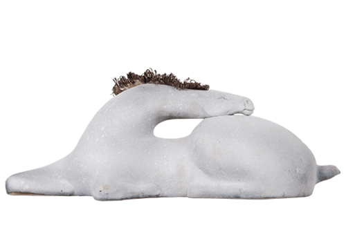 Horse ceramic handicraft