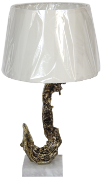 New Chinese style table lamp with copper cloth cover
