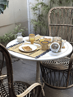 Roomology Moroccan handmade grass woven placemat