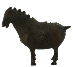 Copper horse ornament