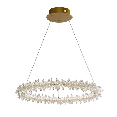 8776 Light luxury iron crystal chandelier