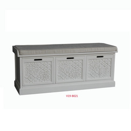 Modern Long Bench Ottoman with Storage Space  V19-B021