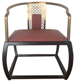 New Chinese style Chinese and African Huali Guanlian single chair