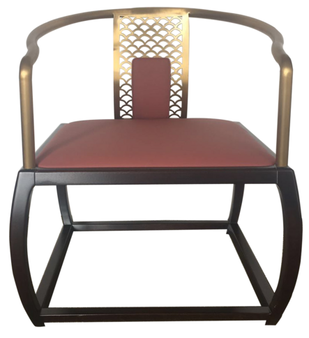 New Chinese style Chinese and African Huali Guanlian single chair
