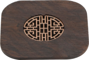 新中式 竹编 茶托