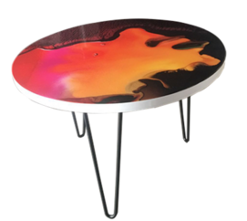 New Chinese style flame round table