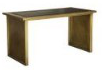 新中式 铜紫檀 竹型书桌