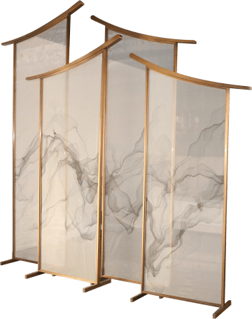 New Chinese silk screen