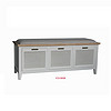 Modern Long Couch Ottoman with Storage Space V19-B008