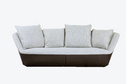 欧洲现代简约布艺客厅休闲舒适软包沙发