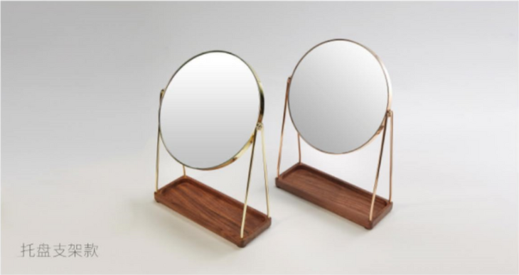 木制 托盘美容镜