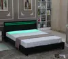 Mordern simple bed frame with light