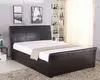 mordern leather bed with drawers