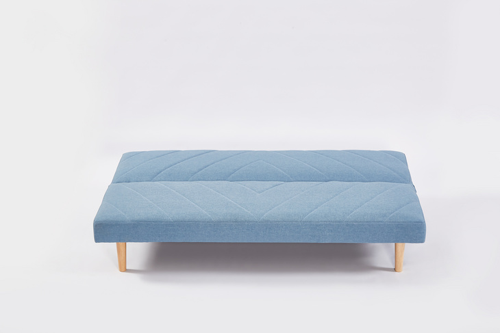 CC-004 蓝色绗缝沙发床