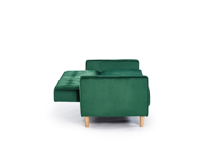 CC-003 绿色绒布靠背可分沙发床