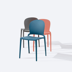 乐时家用椅现代简约塑料加厚靠背椅
休闲椅设计师椅公共休闲椅
