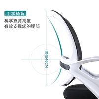 8017愛意森電腦椅靠背升降轉(zhuǎn)家用現(xiàn)代簡約舒適辦公椅會議椅弓形座椅子