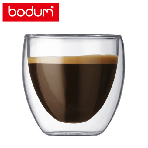 Bodum 双层玻璃杯 4557-10（80ml）2只装