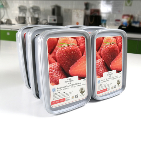 自由果园速冻草莓果酱（果茸)