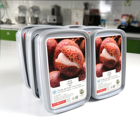 自由果园速冻荔枝果酱（果茸)