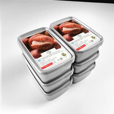 自由果园速冻荔枝果酱（果茸)