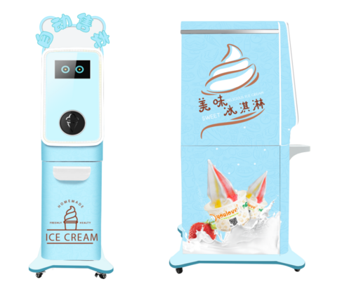智能全自动无人售卖冰淇淋机