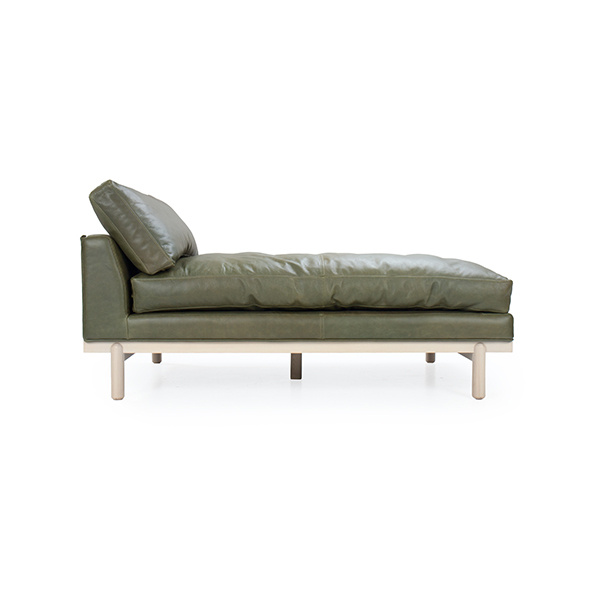 Cantor Leather Chaise