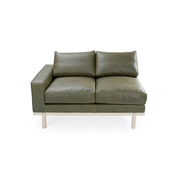 Cantor Left Arm Leather Sofa